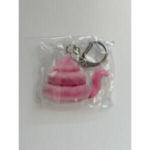 Japan UNKO MUSEUM Pink Poop Keychain